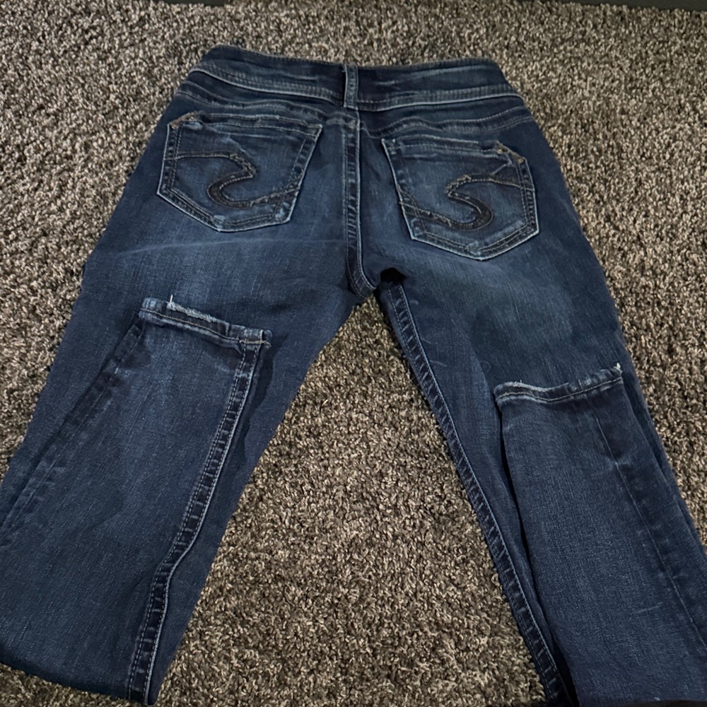 Dark Wash Silver Women's Jeans